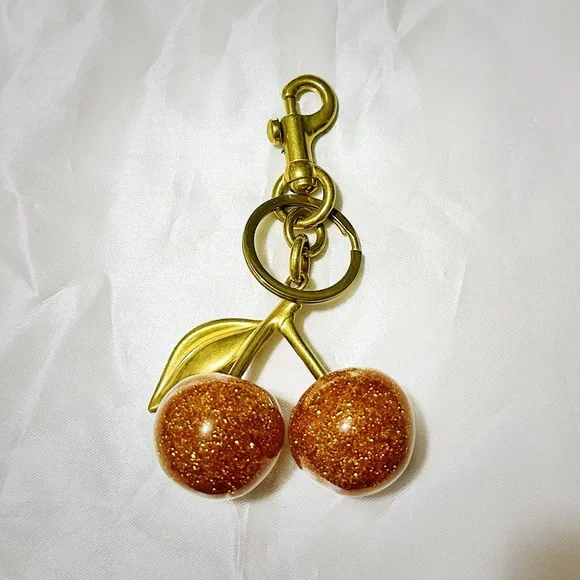 Rare Gold Cherry Keychain - Picture 5 of 13